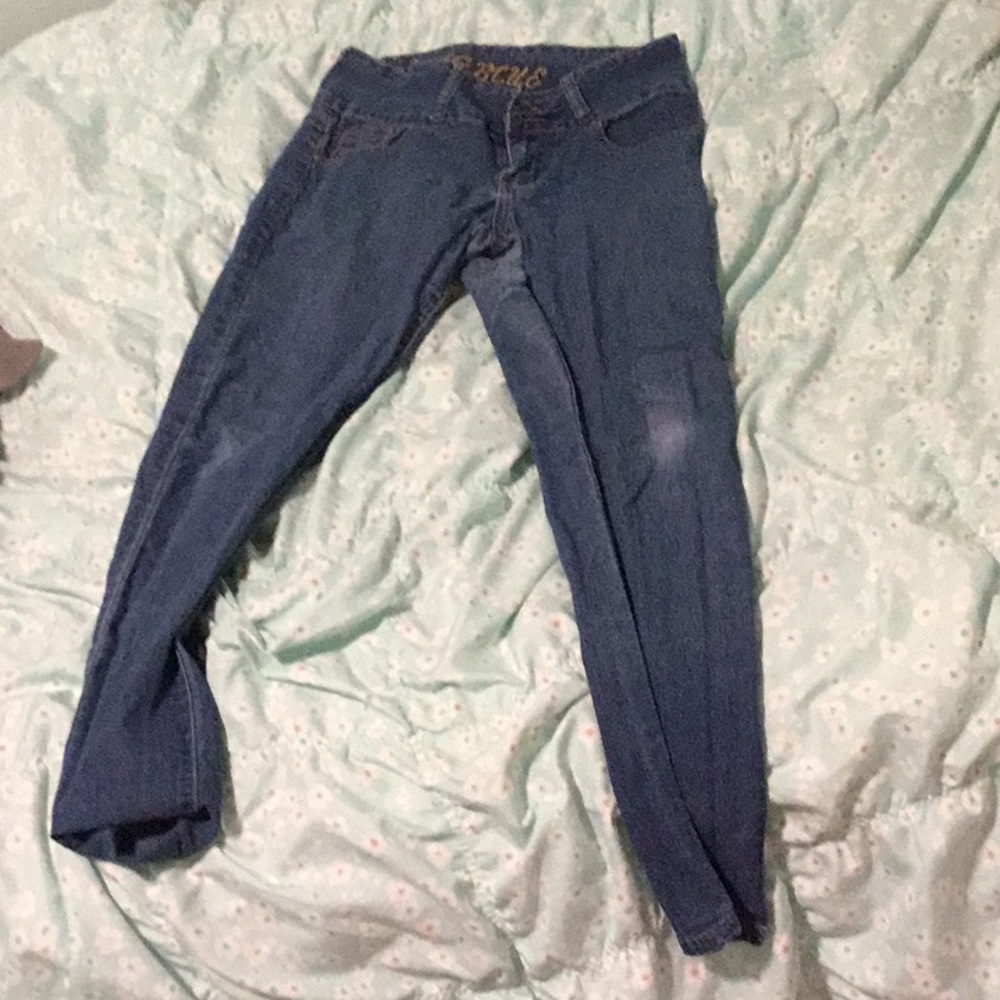 Tag Blue high waisted denim jeans junior size 5/6